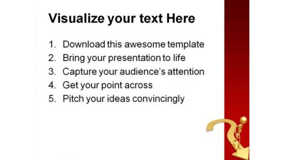Question Path Business PowerPoint Themes And PowerPoint Slides 0811