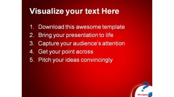 Question Sign Formed By Men Business PowerPoint Templates And PowerPoint Backgrounds 0911