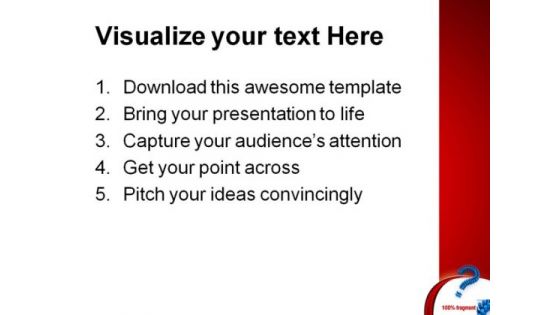 Question Sign Formed By Men Business PowerPoint Themes And PowerPoint Slides 0911