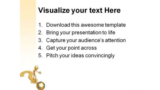 Question World Path Globe PowerPoint Themes And PowerPoint Slides 0811