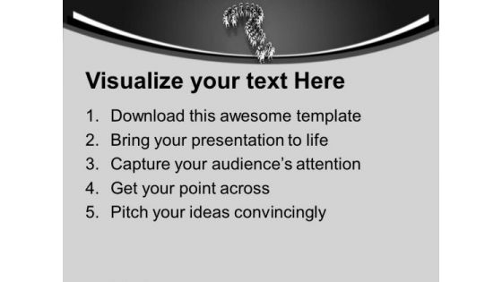 Questions Are The Part Of Business Talk PowerPoint Templates Ppt Backgrounds For Slides 0613