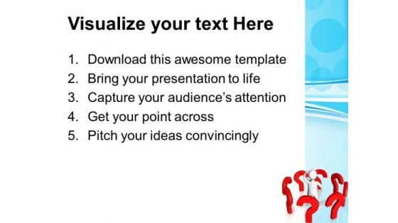 Questions Around Man Business PowerPoint Templates And PowerPoint Themes 1112