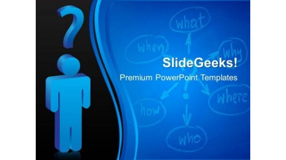 Questions Business PowerPoint Templates And PowerPoint Themes 0412