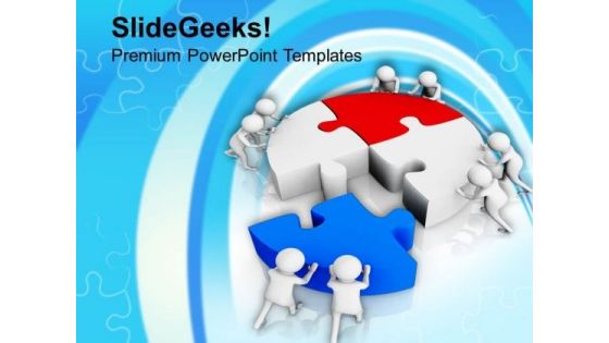 Quick Solution Fix Puzzle PowerPoint Templates Ppt Backgrounds For Slides 0813