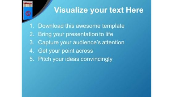 Quit Smoking And Be Healthy PowerPoint Templates Ppt Backgrounds For Slides 0513