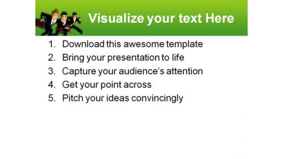 Race Business PowerPoint Template 0610