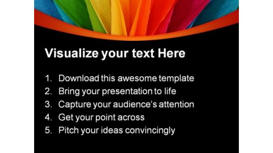 Rainbow Abstract PowerPoint Templates And PowerPoint Backgrounds 0311