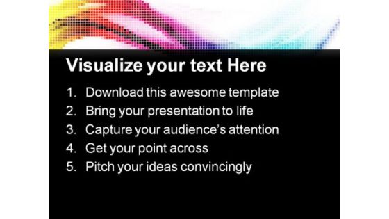 Rainbow Mosaic Abstract PowerPoint Templates And PowerPoint Backgrounds 0411