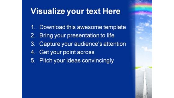 Rainbow Nature PowerPoint Themes And PowerPoint Slides 0811