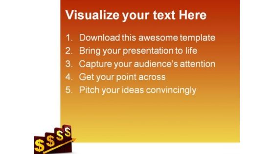 Raising Dollar Finance PowerPoint Templates And PowerPoint Backgrounds 0711