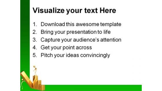 Raising The Bar Graph Business PowerPoint Templates And PowerPoint Backgrounds 0611