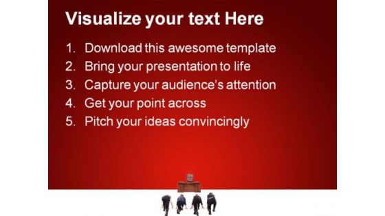 Rat Race Competition PowerPoint Templates And PowerPoint Backgrounds 0711
