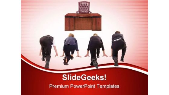 Rat Race Competition PowerPoint Templates And PowerPoint Backgrounds 0711