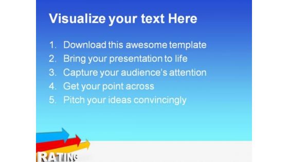 Rating Metaphor PowerPoint Templates And PowerPoint Backgrounds 0611