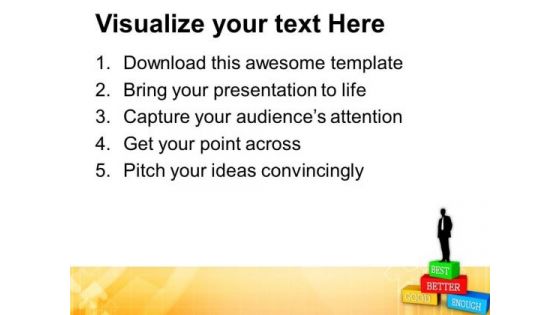 Reach On First Place In Business PowerPoint Templates Ppt Backgrounds For Slides 0613
