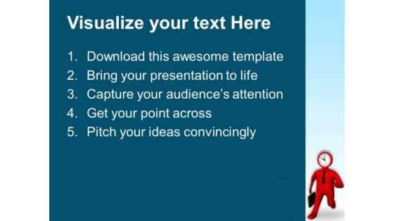 Reach On Time For Achieving Target PowerPoint Templates Ppt Backgrounds For Slides 0513