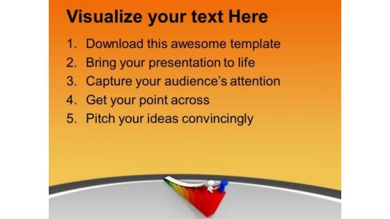 Reach On Top In Business PowerPoint Templates Ppt Backgrounds For Slides 0413