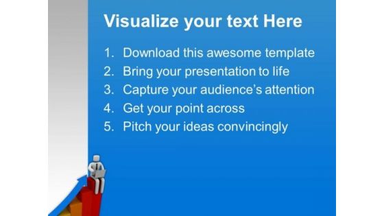 Reach On Top With Help Of Technology PowerPoint Templates Ppt Backgrounds For Slides 0613