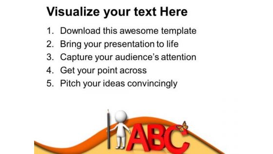 Read And Learn Abc PowerPoint Templates Ppt Backgrounds For Slides 0813