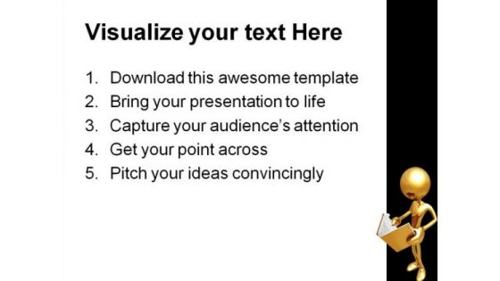 Reading A Report Business PowerPoint Themes And PowerPoint Slides 0811