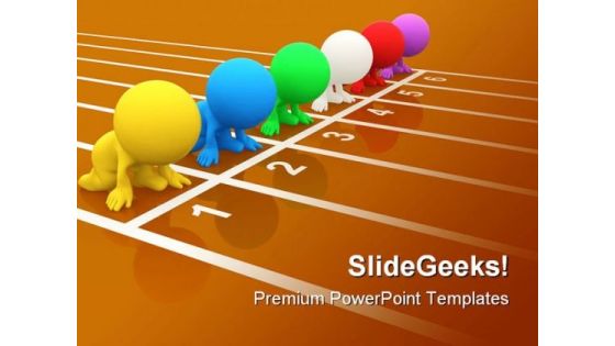 Ready To Race Success PowerPoint Templates And PowerPoint Backgrounds 0811