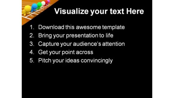 Ready To Race Success PowerPoint Themes And PowerPoint Slides 0811