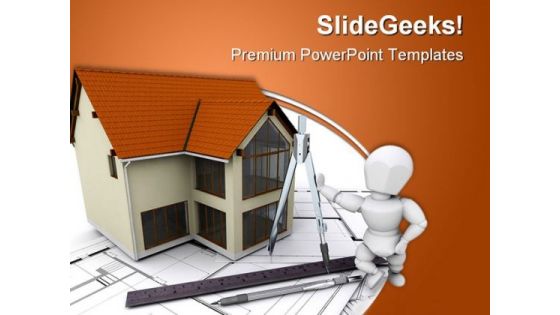 Real Estate Architecture PowerPoint Template 1010
