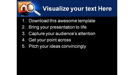 Real Estate Online Construction PowerPoint Template 1110