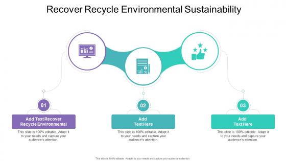 Recover Recycle Environmental Sustainability In Powerpoint And Google Slides Cpb
