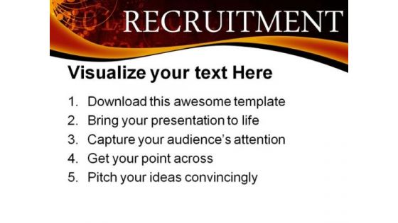 Recruitment Business Abstract PowerPoint Templates And PowerPoint Backgrounds 0411