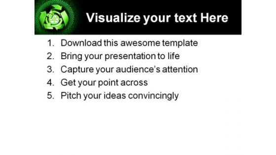 Recycle01 Environment PowerPoint Template 0910