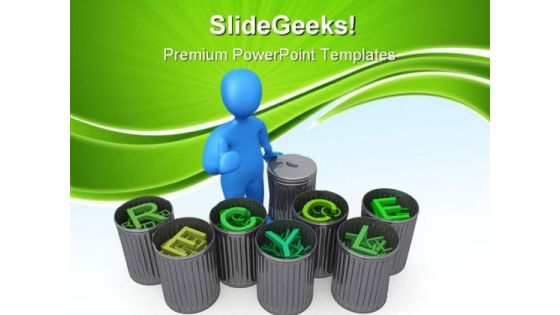 Recycle01 Environment PowerPoint Templates And PowerPoint Backgrounds 0711