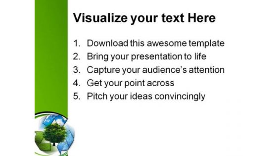 Recycle And Clean Environment PowerPoint Themes And PowerPoint Slides 0411