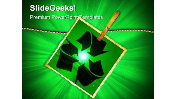 Recycle Concept Environment PowerPoint Templates And PowerPoint Backgrounds 0711