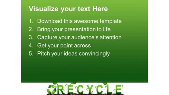 Recycle Environment PowerPoint Templates And PowerPoint Themes 0212