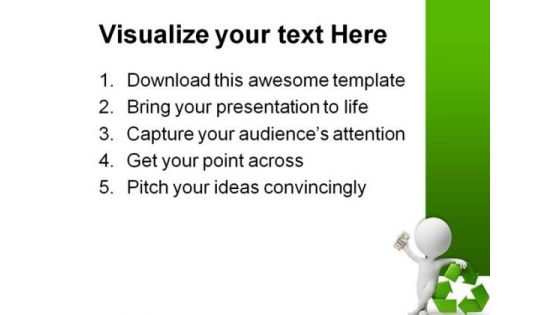 Recycle Environment PowerPoint Themes And PowerPoint Slides 0411