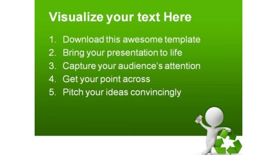 Recycle Environment PowerPoint Themes And PowerPoint Slides 0411
