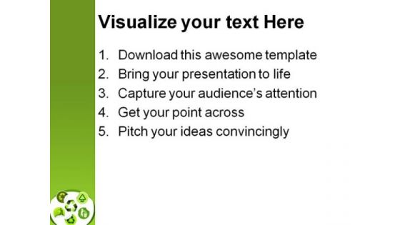 Recycle Labels Environment PowerPoint Themes And PowerPoint Slides 0811
