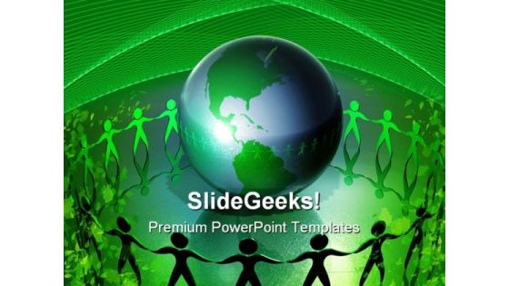 Recycle The World Global PowerPoint Templates And PowerPoint Backgrounds 0511