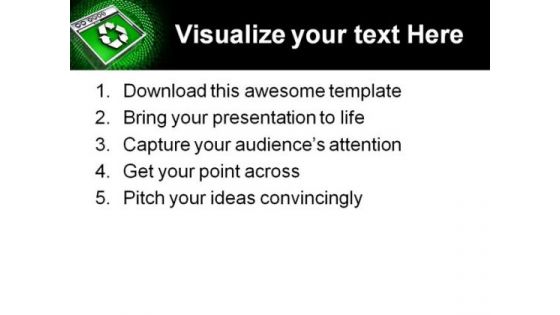 Recycled Content Internet PowerPoint Templates And PowerPoint Backgrounds 0711
