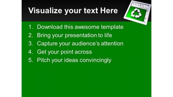 Recycled Content Nature PowerPoint Templates And PowerPoint Themes 1112