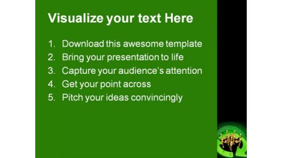 Recycling Cooperation People PowerPoint Templates And PowerPoint Backgrounds 0811