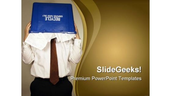 Recycling Environment PowerPoint Themes And PowerPoint Slides 0711