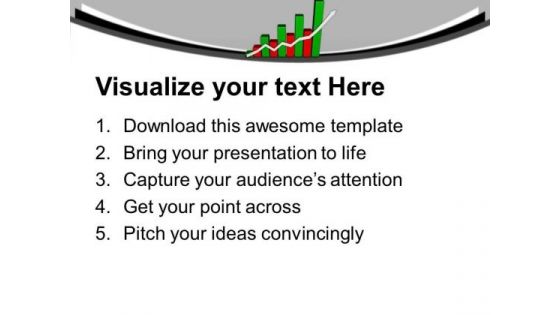 Red And Green Bar Graph Success PowerPoint Templates Ppt Backgrounds For Slides 0613