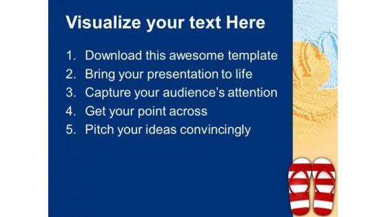 Red And White Stripy Footwear PowerPoint Templates And PowerPoint Themes 1012