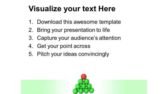 Red Ball Leadership PowerPoint Templates And PowerPoint Themes 0412