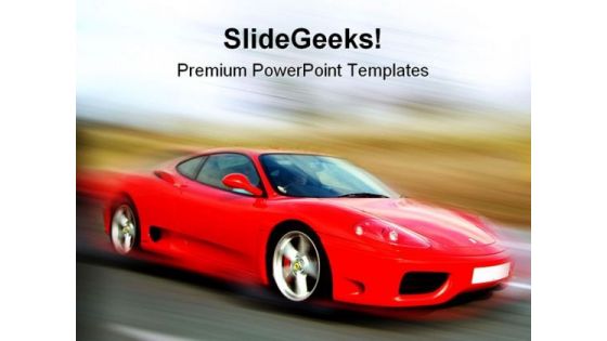Red Car Sports PowerPoint Templates And PowerPoint Backgrounds 0711 Red Car Sports PowerPoint Templates And PowerPoint Backgrounds 0711