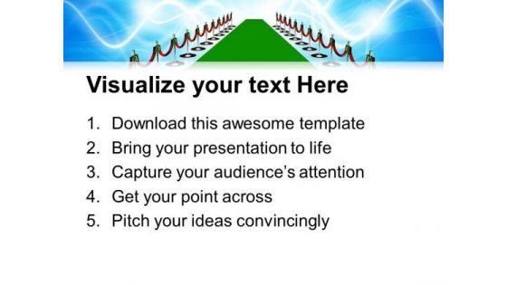 Red Carpet Award Competition PowerPoint Templates And PowerPoint Themes 0912