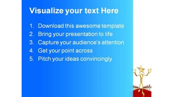 Red Carpet Entrance Events PowerPoint Templates And PowerPoint Backgrounds 1011