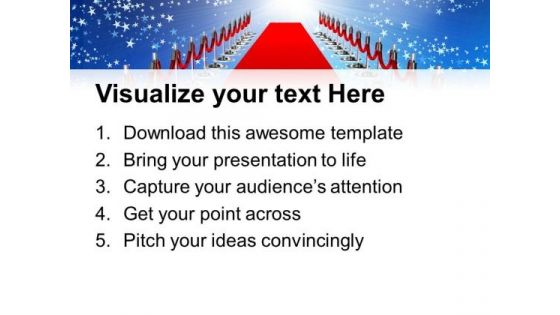 Red Carpet Lifestyle PowerPoint Templates And PowerPoint Themes 0812